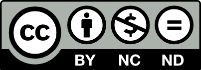 License: Attribution, NonCommercial, NoDerivatives