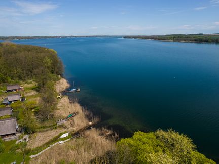 Luftbild mit Blick auf den Ratzeburger See