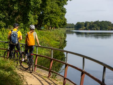 Radtour an der Alten Salzstraße.