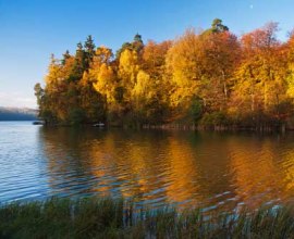 Herrliches Farbspiel am Garrensee im Herbst., © Thomas Ebelt, HLMS GmbH