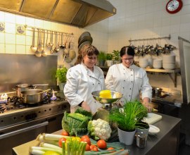 In der Küche der Brasserie Lindenhof in Geesthacht, © Hotel Brasserie Lindenhof