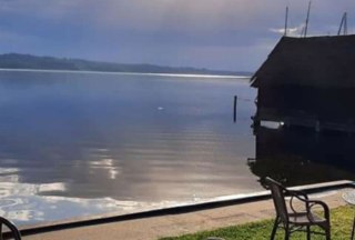 Ein besonderes Lichtspiel über dem Biosphärenreservat Schaalsee. Am Gasthof am See erlebt man viele besondere Naturschauspiele und Momente der Entspannung., © Gasthof am See in Seedorf