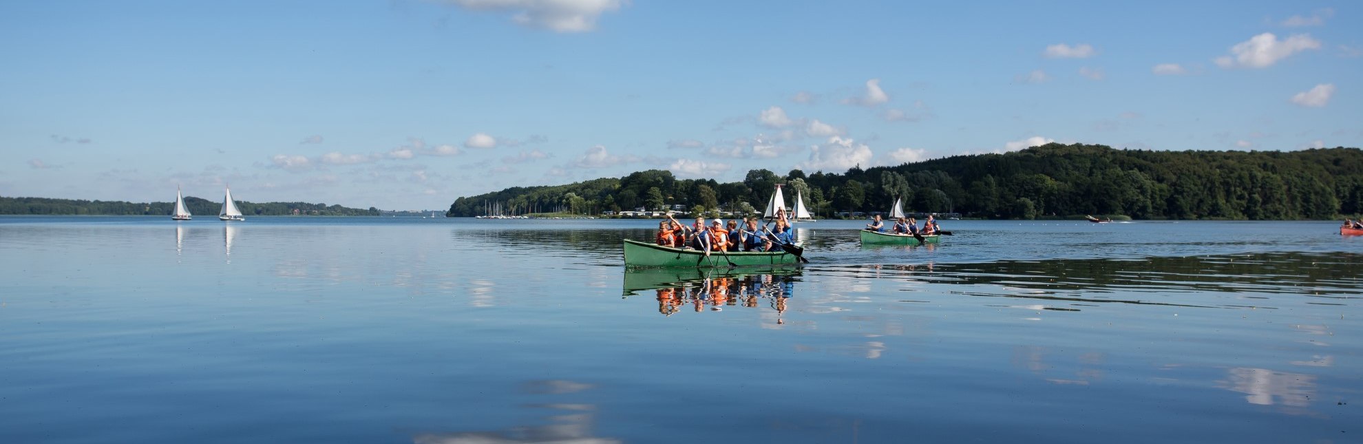 Kanuwandern auf dem Ratzeburger See, © Tourist-Information Ratzeburg/ Jens Butz