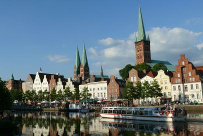 Blick auf die Hansestadt Lübeck, © K. Wessel - Metropolregion Hamburg