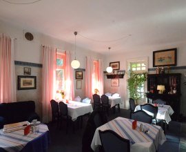Gastraum der Brasserie Lindenhof in Geesthacht, © Hotel Brasserie Lindenhof