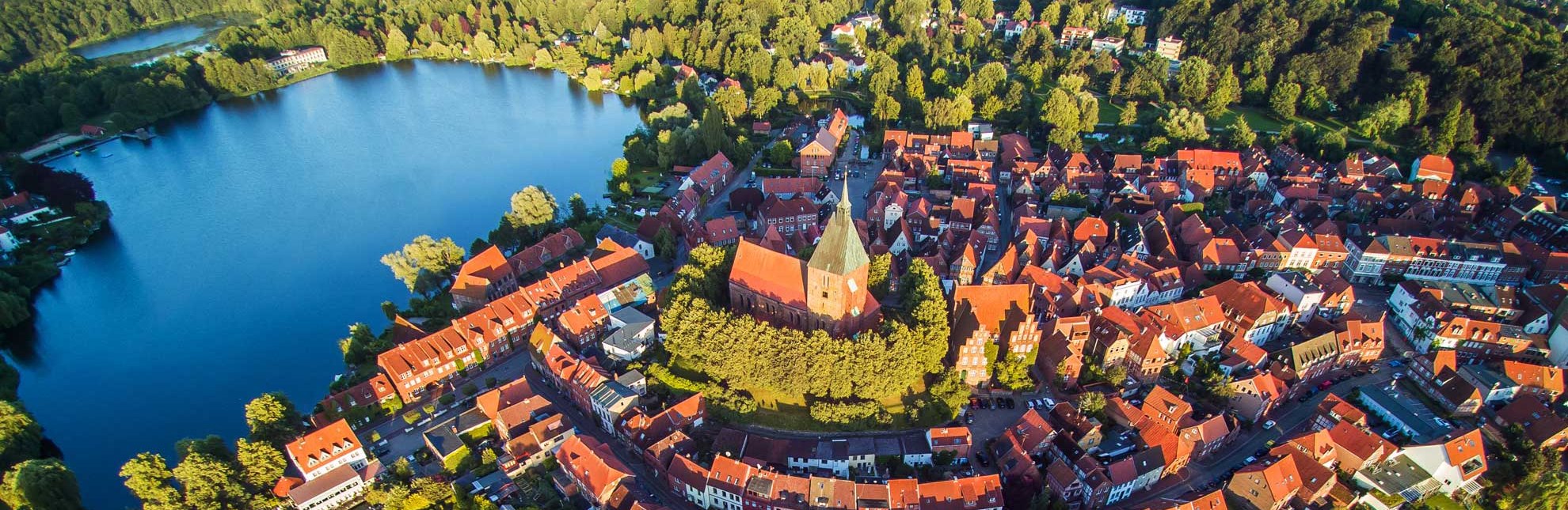 Luftbild von Mölln, © Thomas Ebelt / TI Mölln