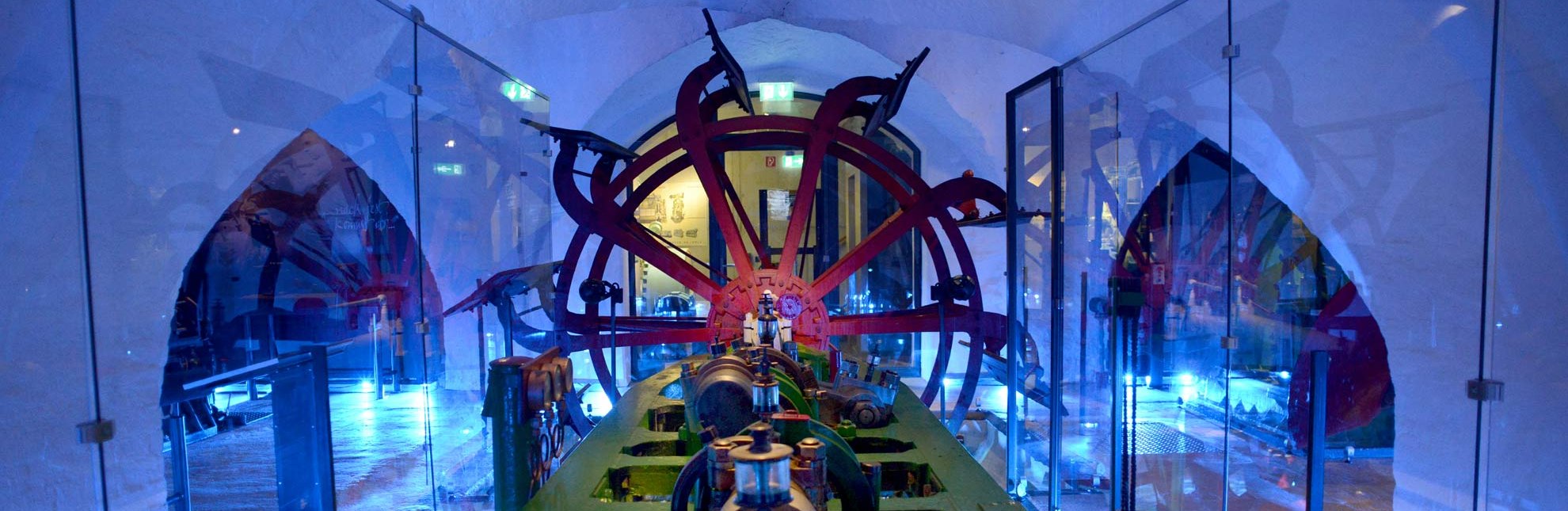 Das Elbschifffahrtsmuseum in Lauenburg/Elbe präsentiert alte Schiffsantriebe., © Uwe Franzen / Tourist-Information Lauenburg
