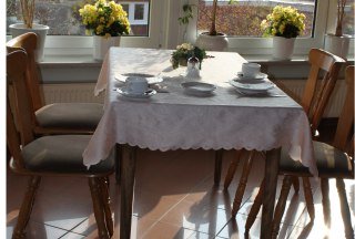 Gedeckter Tisch im Restaurant der Lauenburger Mühle, © Lauenburger Mühle